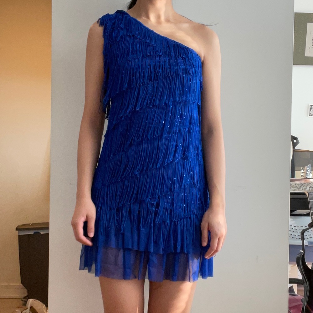 Blue cocktail / dance dress
